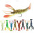 8pcs Crawfish Lure Soft Crawfish Fishing Lures Artificial Shrimp Bait Fishing Accessories for Saltwater Freshwater