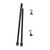 Camping Metal Suspension Rod with Magnet Hook 10mm Lightweight Easy To Use Camping Magnetic Hanging Rod for Outdoor