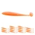 15Pcs Two Color T Tail Soft Fishing Bait Artificial Silicone Soft Lure Fishing Tackle Gear for Freshwater SaltwaterCOLOR:D