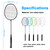 Training Badminton Racket Physical Education Exercise Sports Equipment Iron Alloy Badminton Racket
