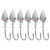 2 Bags Jig Head Fishing Hook Bait Long Shot Counterweight Fishhook Lure Tackle Accessory21g