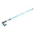Hiking Pole Aluminium Alloy Telescopic Collapsible Multifunctional Outdoor Walking Stick for Men Women Sky Blue