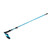 Hiking Pole Aluminium Alloy Telescopic Collapsible Multifunctional Outdoor Walking Stick for Men Women Sky Blue