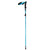 Hiking Pole Aluminium Alloy Telescopic Collapsible Multifunctional Outdoor Walking Stick for Men Women Sky Blue