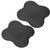2pcs Yoga Knee Pads Support Cushion Mats Wrist Elbow Protective Pad for Fitness ExerciseBlack