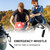 Emergency Sleeping Bag for 1-2 Person Lightweight Waterproof Thermal Sleeping Bag Bivy Sack with Whistle for Outdoor Camping Hiking Traveling Disasters Survival