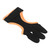 Archery Hand Guard Three Fingers Breathable PU Recurve Bow Archery Gloves for Outdoor Shooting S