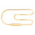 Outdoor UShaped Brass Keychain Screw Type Lock Keys Organizer Retro Belt Key Ring