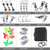 177pcs Fishing Accessories Kit Crank Hooks Sinker Weights Swivels Snaps Connectors Beads Fishing Tackle Box Set