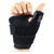 Thumb Wrist Guard Gloves Breathable Comfortable Soft Sports Fitness Wrist Guard Protection Gloves for Men Women Black