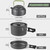 TOMSHOO 21pcs Camping Cookware Mess Kit Camping Pot and Pan Cooking Set Outdoor Camping Hiking Backpacking Survival Gear