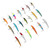 20PCS Fishing Lure Set Artificial Fishing Baits Reusable Fishing Tackle Accessories for Outdoor