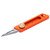 Mini Knife Gear Push Keyring Box Cutter Small Cutter Retractable Package Box Letter OpenerOrange