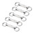 5pcs/lot Stainless Steel Column Type Rotary Ring Bearing Swivel Fishing Swivels Hook Connector Fishing Accessories9#