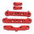 Suspension Mount Set for ARRMA 1/5 Series High Strength Aluminum Alloy RC Car Swing Arm Mount Set Red