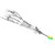 12 Bladed Umbrella Rig Fishing MultiLure and Baits Rigs with Swivels Artificial Bait Kit(Green )
