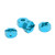 4Pcs 12mm Hex Wheel Hubs Nuts Aluminum Alloy High Accuracy RC Wheel Hex Hubs Drive Adapter for 1/10 RC Car Blue