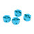 4Pcs 12mm Hex Wheel Hubs Nuts Aluminum Alloy High Accuracy RC Wheel Hex Hubs Drive Adapter for 1/10 RC Car Blue