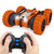 2‑In1 Double Sided 2.4G Remote Control Stunt Car Model 360 Degrees Roll RC Car ToyOrange