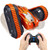 2‑In1 Double Sided 2.4G Remote Control Stunt Car Model 360 Degrees Roll RC Car ToyOrange