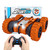 2‑In1 Double Sided 2.4G Remote Control Stunt Car Model 360 Degrees Roll RC Car ToyOrange