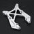 Front Shock Tower Accessory Fit for ECX Series 2WD RC Hobby Model 1/10 CarSilver