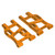 2pcs Rear Suspension Arm Aluminum Alloy Upgrade Replacement Swing Arm for LC PTG‑2 Racing 1/10 RC CarGold