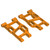 2pcs Rear Suspension Arm Aluminum Alloy Upgrade Replacement Swing Arm for LC PTG‑2 Racing 1/10 RC CarGold