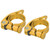 2Pcs/Set 31.8MM Bicycle Seatpost Clamp Quick Release Clip for 27.2MM Bike SeatpostGold