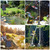 Solar Air Pump Oxygenator Aquarium Pond Aerator with Air Hose and Bubble Stone for Outdoor Fish Tanks Garden Pond Pool Aquarium