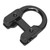 Archery Metal D Loop U Shape Ring Metal D Ring Archery Hunting Targeting Shooting Protection Aid Accessories Black