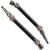 1 Pair RC Car Metal Front and Rear Drive Shaft Replacement Fit for ARRMA Kraton 1/10 RC CarBlack