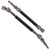 1 Pair RC Car Metal Front and Rear Drive Shaft Replacement Fit for ARRMA Kraton 1/10 RC CarBlack