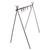 Outdoor Cookware Hanging Rack Triangular Pot Pan Camping Light Tools Hanging Organizer Stand 8kg Bearing Weight Foldable Portable Campsite Storage Rack with Hooks