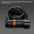 Bicycle Safety Lock Bike Motorcycle AntiTheft Elasticity Locks 5 Digits Combination Password Road Bike Steel Cable Lock Portable Cycle Lock with Light