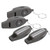 4pcs Multifunction Whistle 4 in 1 Survival Outdoor Portable for Magnifying Glass Compass Thermometer