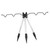 Aluminum Alloy Mini Shrinkage Fishing Rod Tripod Stand Ultrashort Folding Sea Pole Bracket Equipment Accessory