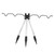 Aluminum Alloy Mini Shrinkage Fishing Rod Tripod Stand Ultrashort Folding Sea Pole Bracket Equipment Accessory
