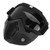 Motocross Dirt Bike Goggles with Half Face Shield ATV Glasses Skiing Goggles Anti Skid Black