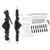 RC Front Rear Axles Complete Set Metal Assembly Kit Axle Drive Shaft for Axial SCX10 II RC Crawler CarBlack