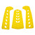 EVA Anti slip Stomp Pad with Squarea Hole for Surfboard Shortboard Longboard Skimboard(yellow)