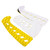 EVA Anti slip Stomp Pad with Squarea Hole for Surfboard Shortboard Longboard Skimboard(yellow)