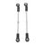 2Pcs Steering Tie Rod Steering Link Rod RC Car Pull Rod for ZD Racing 1/8 RC Car Parts
