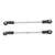 2Pcs Steering Tie Rod Steering Link Rod RC Car Pull Rod for ZD Racing 1/8 RC Car Parts