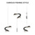 5pcs Loach Lures Fishing Soft Baits Swimming Lures Swimbaits for Saltwater and Freshwater