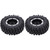 2pcs RC Wheel Hub Tires Durable Aluminum Alloy Wheel Rubber Tire for CC01 MST D90 SCX10 1/10 RC Climbing Car TireBlack