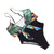 One Piece Swimsuit High Waist Strengthen Stitching Show Charming Curves Beach Bathing Suit for Girls Women Floral Pattern M