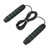 Weight Jump Rope Calories Burning Sponge Handle Prevent Tangling Fitness Training Rope 406g Black Green