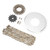 Sprocket Chain Kit 410 Drive Sprocket 13T Gear 114 Links Chain Flywheel Steel Multi Purpose Combo Set for Scooter Bikes ATV