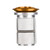 Aluminum Alloy Stem Headset Top Cap Bike Fork Expander Bung 1/1.25inch (Golden)